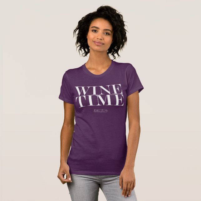 Wine Time- T-Shirt (Front Full)