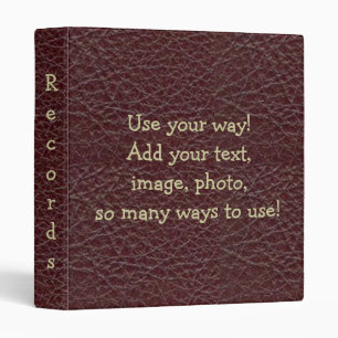 Wine Tool Leather Print Notebook Avery Binder