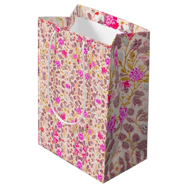 Wine Tote Medium Gift Bag (Back Angled)
