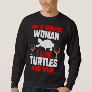 Wine Turtle 1 Sweatshirt