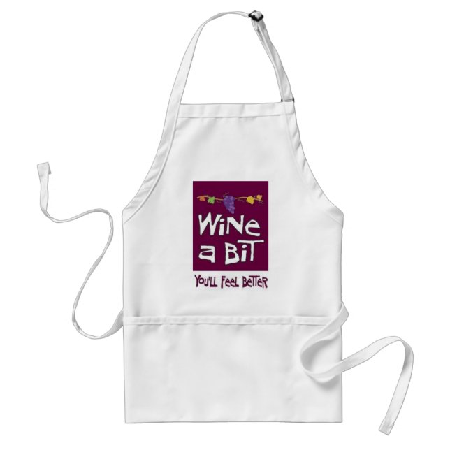 Wine un tablier de peu (Devant)