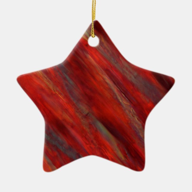 Wine under the microscope - Cabernet Sauvignon Ceramic Ornament (Front)