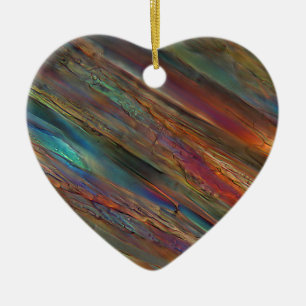Wine under the microscope - Pinot grigio Ceramic Ornament