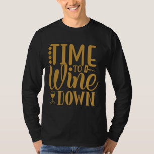 Wine Wine Therapy Wine Mom Wine Nana Wine Grandma T-Shirt