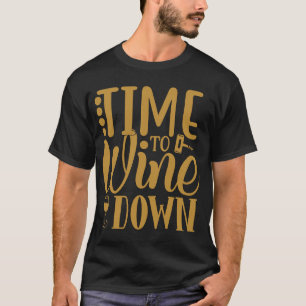 Wine Wine Therapy Wine Mom Wine Nana Wine Grandma T-Shirt