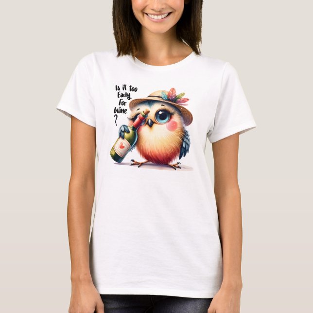 Wine Women's Basic T-Shirt (Front)