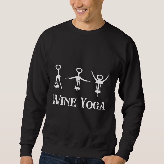 Wine Yoga Sweatshirt (Front)