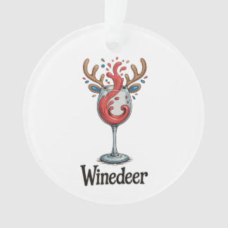 Winedeer Reindeer Christmas Xmas Matching Family