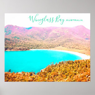 Wineglass Bay Tasmania  Australia Poster