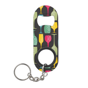Wineglass Keychain Bottle Opener