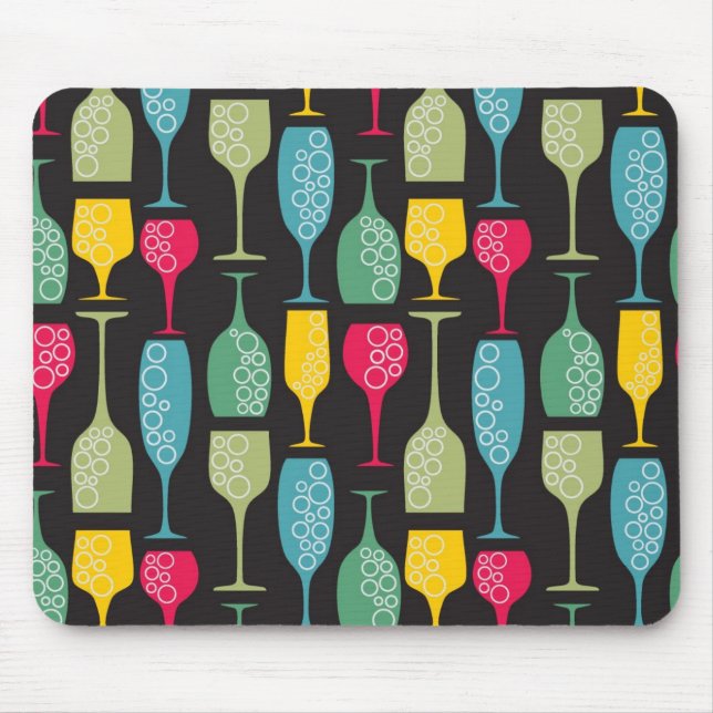 Wineglass Mouse Pad (Front)