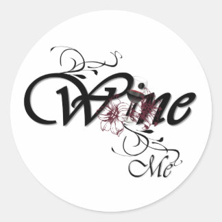 WineMe Classic Round Sticker