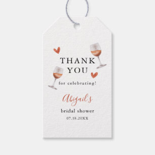 Winery Bridal Shower Favour Gift Tags