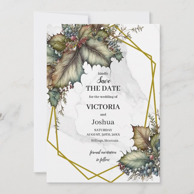 Winery Save the Date Invitation (Front)
