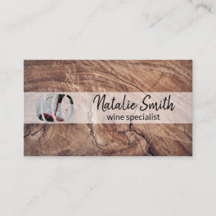 Winery Wine Tasting Wine Barrel Business Card
