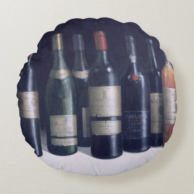 Winescape 1998 round pillow (Front)
