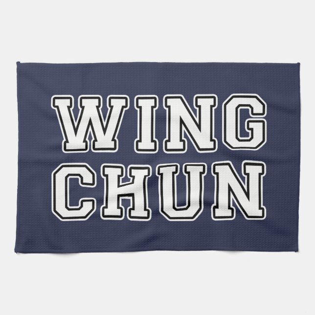 Wing Chun Kitchen Towel (Horizontal)