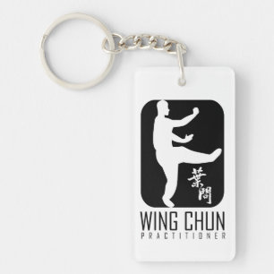 Wing Chun Practitioner "Ip Man Style" Keychain