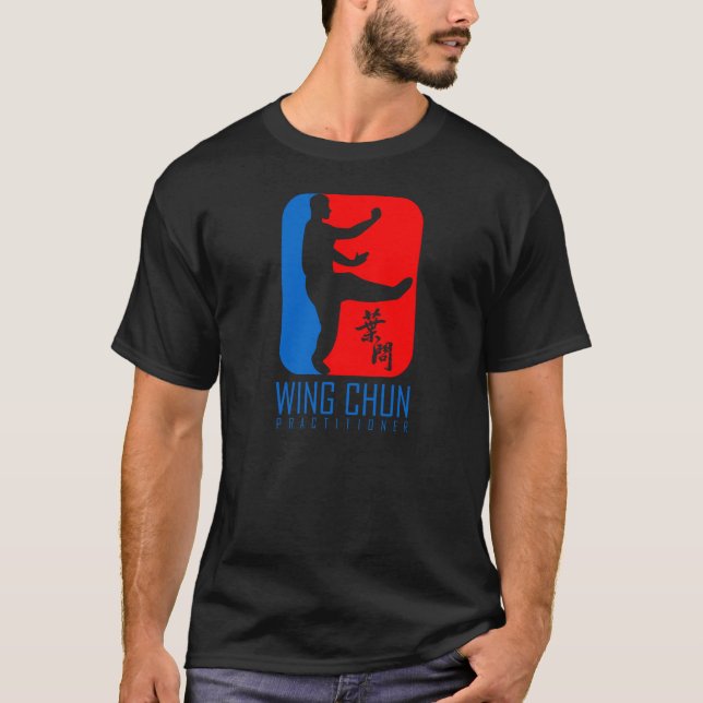 Wing Chun Practitioner "Ip Man Style" T-Shirt (Front)