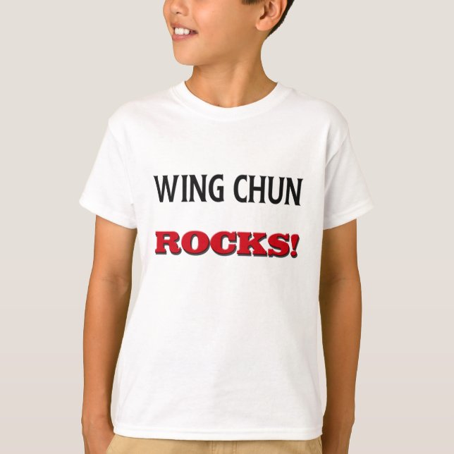 Wing Chun Rocks T-Shirt (Front)