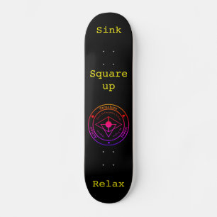 Wing Chun Training Deck (Black) Skateboard