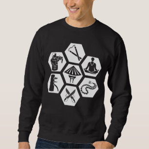 Wing Chun Yin Yang Martial Arts Fighting Sweatshirt