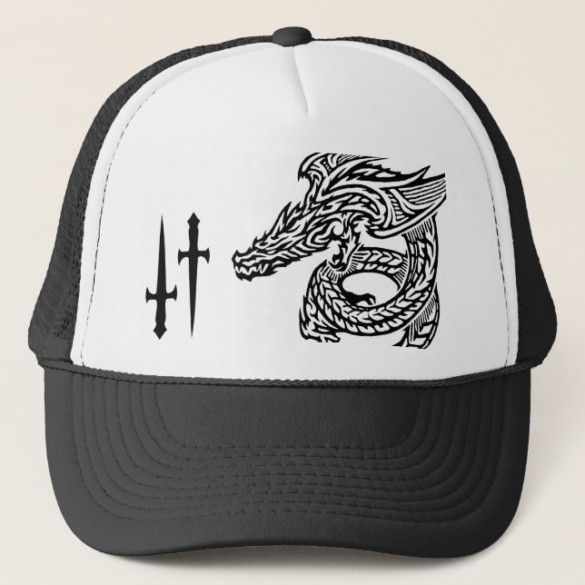 Wing Dragon Trucker Hat (Front)
