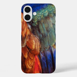 WING FEATHERS OF AN EUROPEAN ROLLER iPhone 16 PLUS CASE