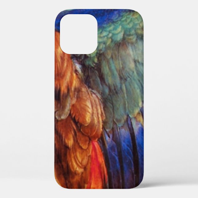 WING FEATHERS OF AN EUROPEAN ROLLER Case-Mate iPhone CASE (Back)