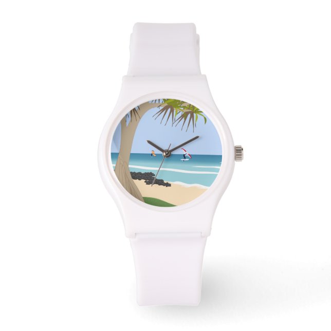 Wing Foil Surfers Pandanus Tree at the Beach Watch (Front)