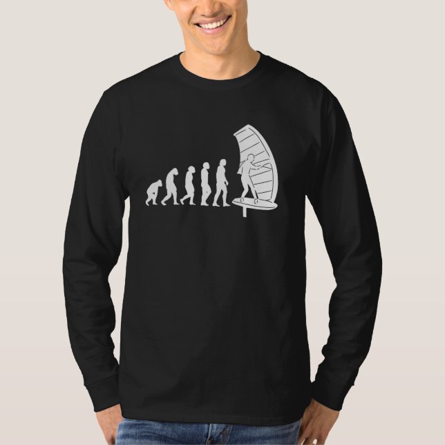 Wing Foiling Evolution For Wing Surfer T-Shirt (Front)