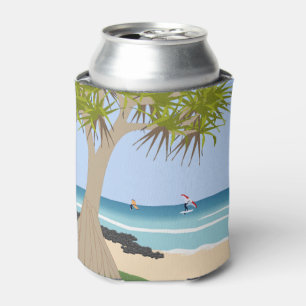 Wing Foiling Surfers Pandanus Tree at the Beach Can Cooler