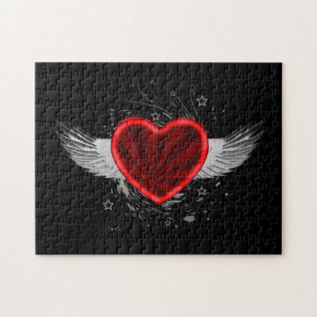 Wing Heart Jigsaw Puzzle (Horizontal)