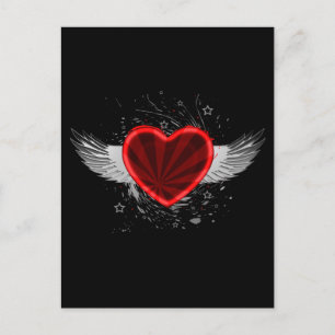 Wing Heart Postcard