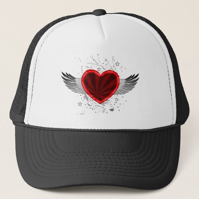 Wing Heart Trucker Hat (Front)