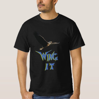 Wing It Black T-Shirt