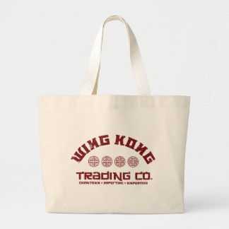 wing kong trading co. big trouble in little china large tote bag