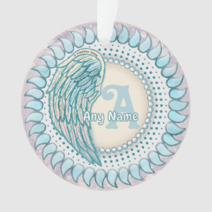 Wing Monogram Ornament