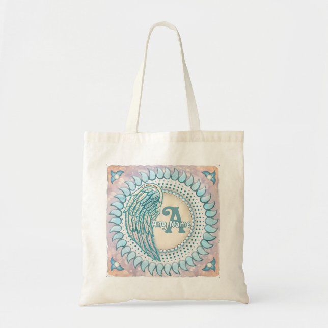 Wing Monogram Tote Bag (Front)