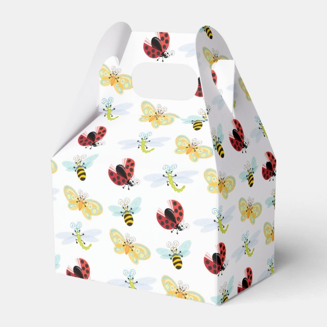 Wing-Nutz™_Fluttering Buddies_ sweet  & fun Favor Box (Front Side)