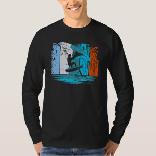 Wing Surf Wing Foil Wingsurfer Retro T-Shirt