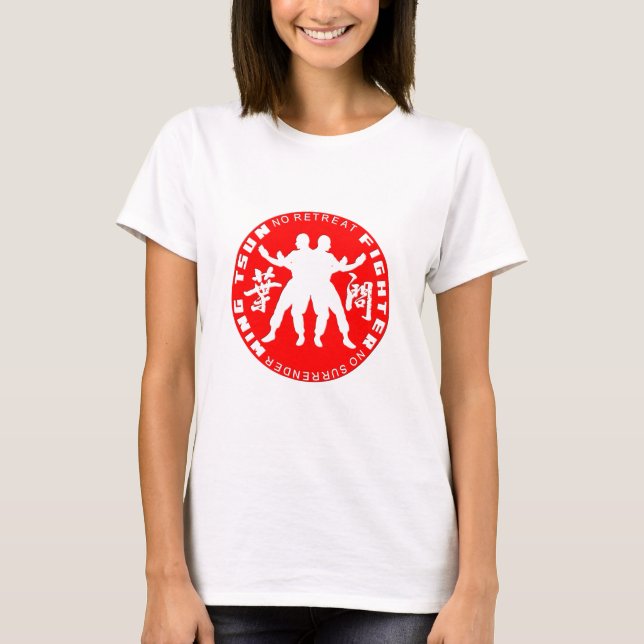 Wing Tsun Fighter "No Retreat No Surrender" T-Shirt (Front)