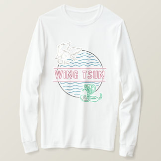 Wing Tsun Long Sleeve White T-Shirt