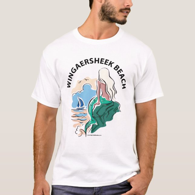 Wingaersheek Beach Mermaid Men's Tank Top (Front)