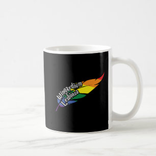 Wingaydium Lesbiosa – Funny LGBTQ+ Magic Pun Coffee Mug