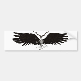 Winged Baphomet Bumper Sticker