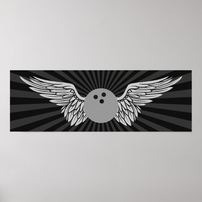 winged bowling poster (Front)
