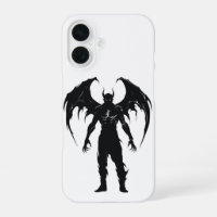 Winged Demon Silhouette