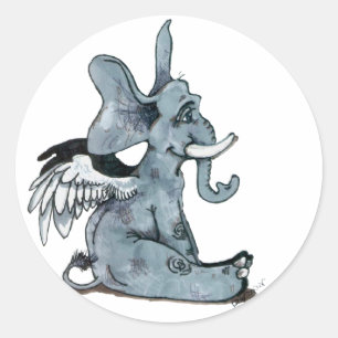 Winged Elephant~ stickers