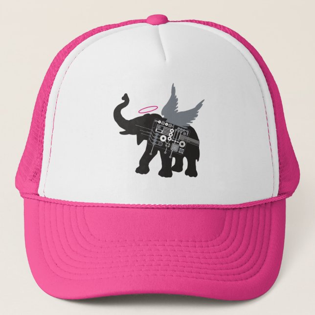 Winged Elephant Trucker Hat (Front)